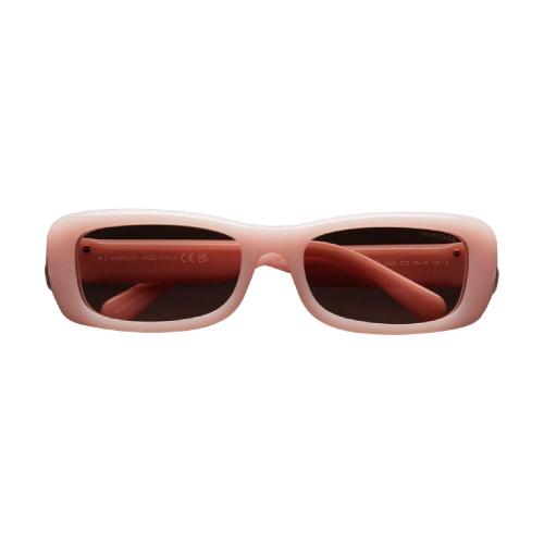  MONCLER蒙可蒙克萊 22年秋冬 女士 太陽眼鏡 Minuit Rectangular Sunglasses 56901ML0245M5572