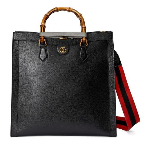  GUCCI古馳 22年秋冬 男士 Gucci Diana竹節(jié)大號托特包 703218 1T57T 1058