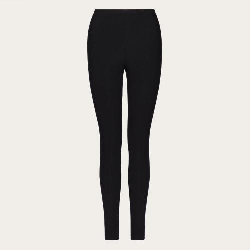  VALENTINO華倫天奴 22年秋冬 女士 休閑褲 LEGGING EN JERSEY WB0MD03M6SRN01 預(yù)定商品1-3周發(fā)貨