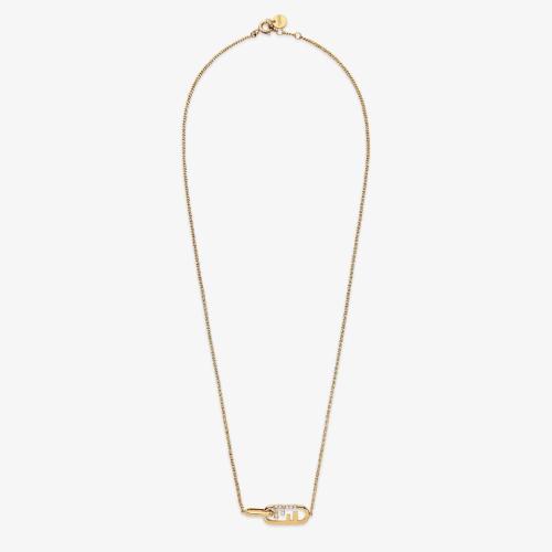  FENDI芬迪 22年秋冬 女士 項鏈 金色項鏈 8AH321A44GF089U