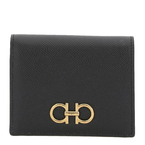 Salvatore Ferragamo/菲拉格慕 女士黑色零錢包 22D780-726512（99新未使用）