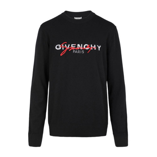 Givenchy/紀(jì)梵希 男裝 服飾 棉簡約印花圖案圓領(lǐng)經(jīng)典logo男衛(wèi)衣 BM90B1404X009