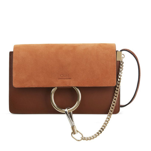 CHLOE/克洛伊 FAYE系列 女士小牛皮時尚單肩斜挎包