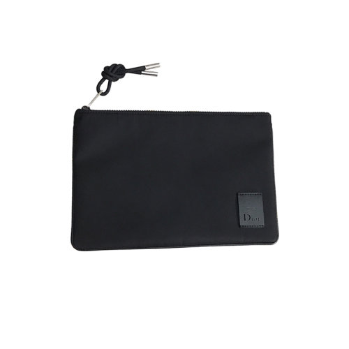 DIOR/迪奧黑色尼龍男女通用手拿包  bn