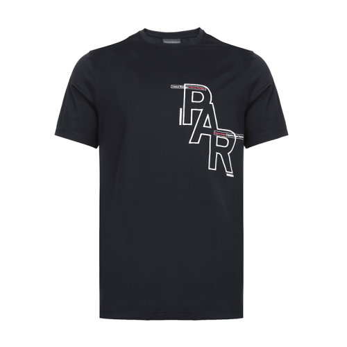 EmporioArmani/安普里奧阿瑪尼男士棉質(zhì)圓領(lǐng)男士短袖T恤3G1TM21JTUZF963