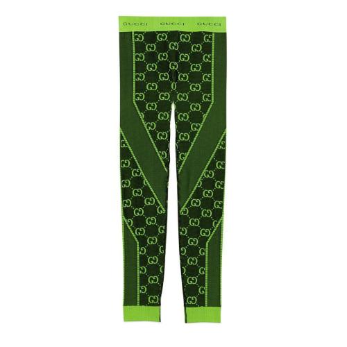  GUCCI古馳 22年秋冬 男士 GG針織提花緊身褲 693103 XJEAL 1131