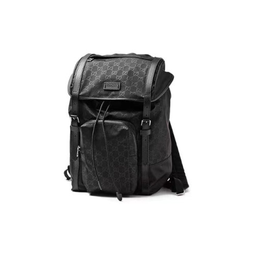 GUCCI/古馳 女包 女士 雙G紋尼龍雙肩包