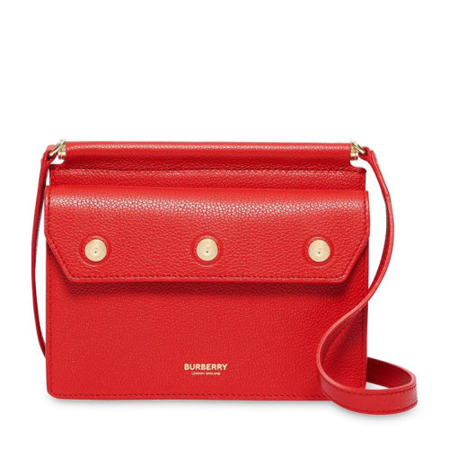 BURBERRY/博柏利 Title - 迷你口袋細(xì)節(jié)皮革泰爾特手袋 小牛皮斜挎包 80160551