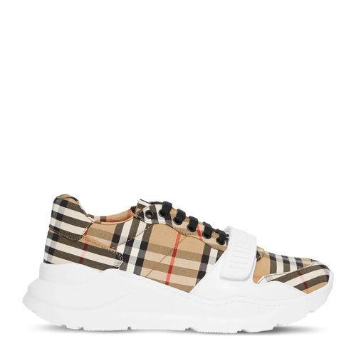 BURBERRY/博柏利 男士Vintage 格紋棉質(zhì)運(yùn)動(dòng)鞋休閑鞋跑步鞋老爹鞋厚底男鞋