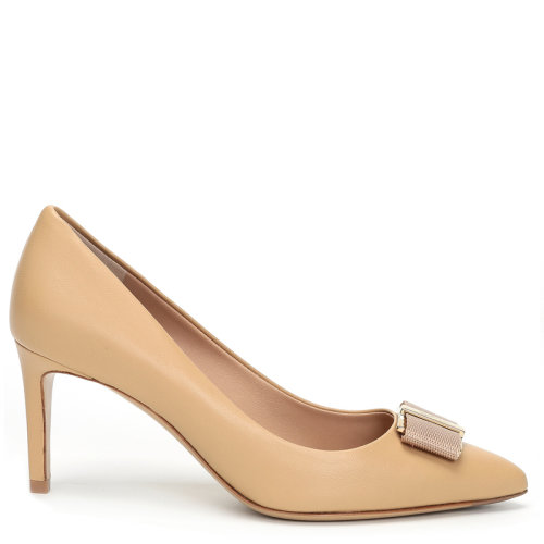 Salvatore Ferragamo/菲拉格慕 女士FRIULI70系列羊皮革高跟鞋 0672653