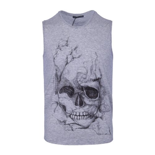 Alexander McQueen 亞歷山大·麥昆 女士灰色無袖上衣