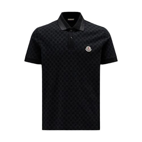  MONCLER蒙可蒙克萊 22年秋冬 男士 短袖Polo Monogram Print Polo Shirt H20918A00008899TY999