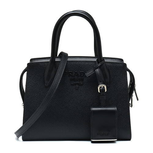 PRADA/普拉達可拆卸雙肩帶牛皮革女士單肩斜跨包1BA2692ER