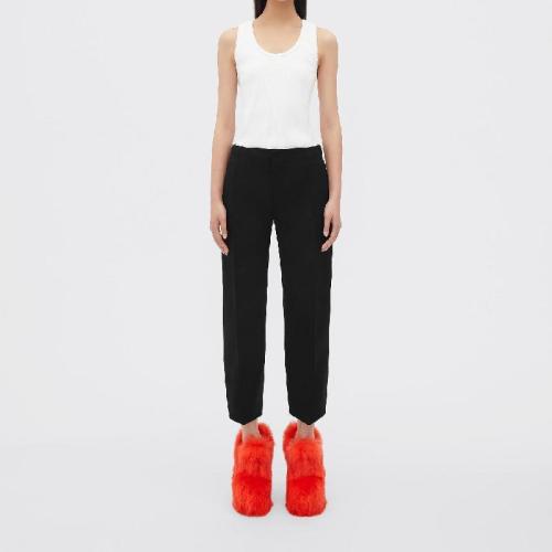  BV葆蝶家 22年秋冬 女士 休閑褲 pantalon en laine compacte avec coupe incurvee 708514VKIV