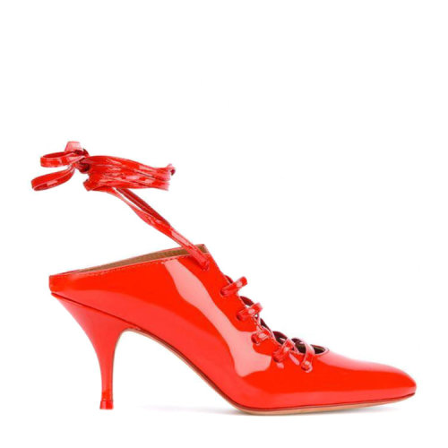 Givenchy/紀梵希 女士紅色皮革高跟鞋 BE09200044 600