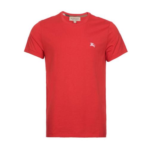  BURBERRY/博柏利 男士紅色棉質短袖T恤 80024181 PLFSX