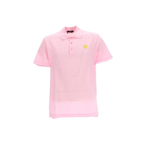  VERSACE/范思哲 男士粉色棉質(zhì)短袖POLO衫 A87427 A237141 2P810 PLFSX