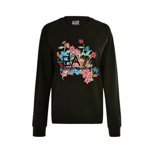  Emporio Armani/安普里奧阿瑪尼 女士黑色棉質(zhì)長袖T恤 3ZTM76 J23Z 1200 PLFSX