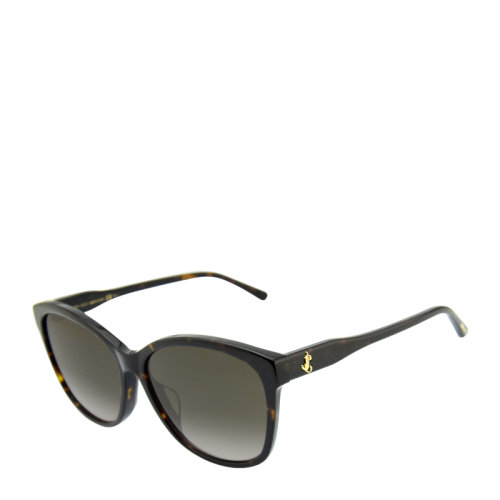 Jimmy Choo/周仰杰 太陽(yáng)鏡 墨鏡 大框女款 經(jīng)典 優(yōu)雅 時(shí)尚 精致 復(fù)古 LIDIE/F/SK 59mm  Jimmy Choo周仰杰