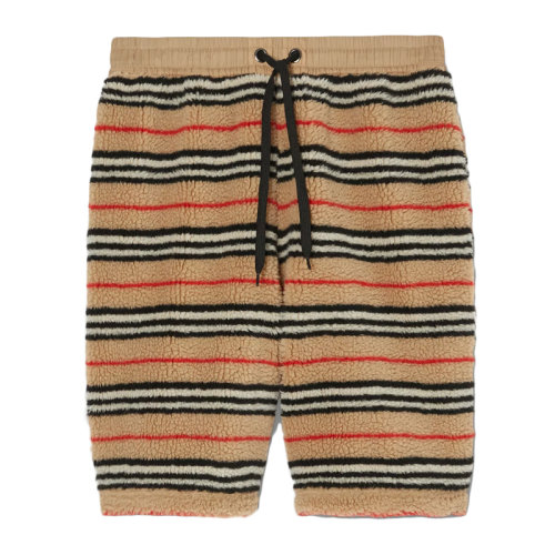 BURBERRY/博柏利男裝 服裝 卡其色亞克力經(jīng)典款條紋抽繩 男士褲裝男士短褲 8023353經(jīng)典條紋