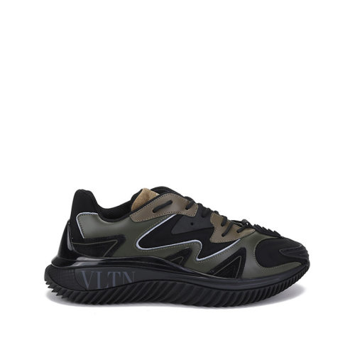 Valentino/華倫天奴 男士織物等多種材質(zhì)拼接系帶休閑運(yùn)動(dòng)鞋 WY2S0D95 RIY