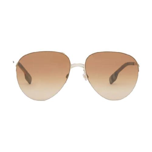  BURBERRY 22年秋冬 女士 橫梁裝飾飛行員太陽眼鏡 40807581 預(yù)定商品1-3周發(fā)貨