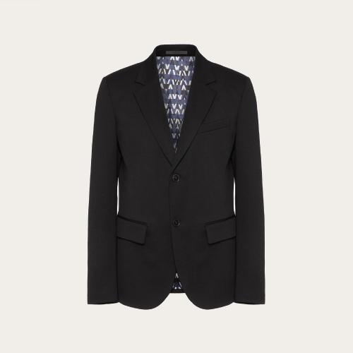  VALENTINO華倫天奴 22年秋冬 男士 夾克 VESTE DROITE A_VEC DOUBLURE IMPRIMé OPTICAL VALEN