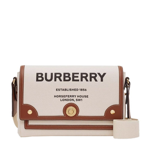  BURBERRY/博柏利 女士奶油色時尚單肩斜挎包 80302491 PLSX