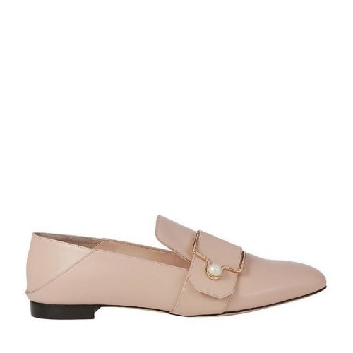  BALLY/巴利 女士粉色時(shí)尚休閑平跟單鞋 6225920 PLXSX