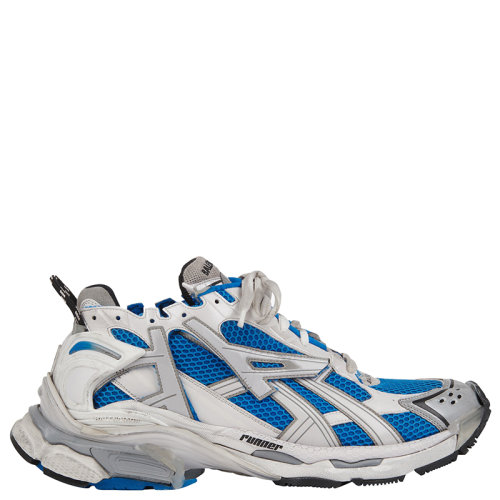 Balenciaga/巴黎世家      RUNNER系列 女士藍色網(wǎng)眼和尼龍運動鞋677402W3RB34912