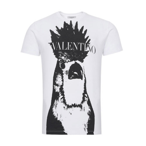 Valentino/華倫天奴男士 男士短袖T恤 棉質圓領短袖T恤 RV3MG00P GGQ