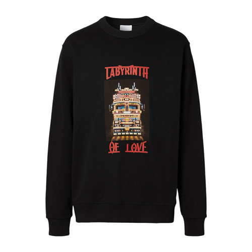 BURBERRY/博柏利 標(biāo)語印花男衛(wèi)衣 8034564 1