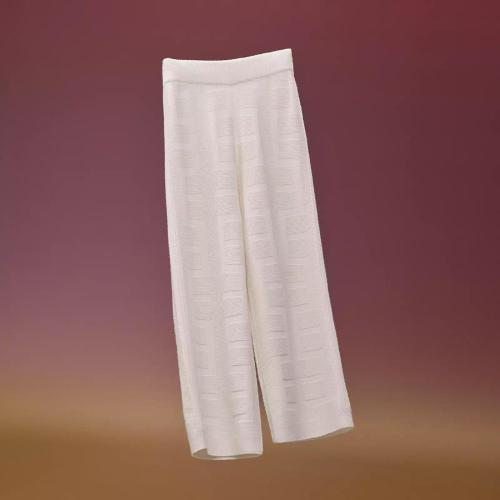  HERMES愛(ài)馬仕 22年秋冬 女士 休閑褲 Pantalon court H2H2407DA9136