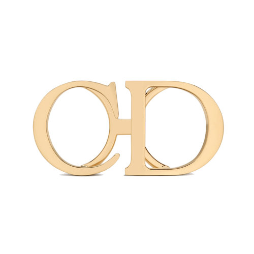 DIOR/迪奧 22年春夏新款 男士金色飾面黃銅“CD”腰帶扣35毫米4900ORMET_H00K
