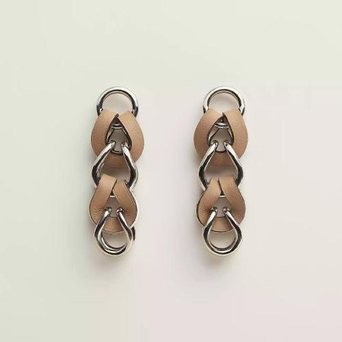  HERMES愛馬仕 22年秋冬 女士 耳環(huán) Boucles d%26s;oreilles longues Virevolte H010636CKAB