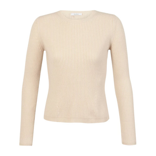 MaxMara/麥絲瑪拉 女士圓領(lǐng)羊毛長(zhǎng)袖毛衣針織衫 13661003-600多色可選