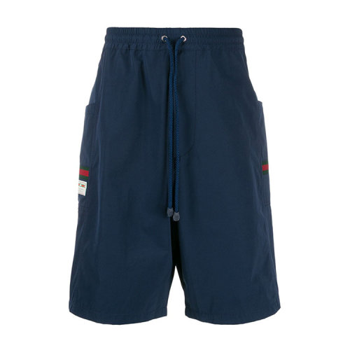 GUCCI/古馳  經(jīng)典深藍(lán)色 尼龍 抽繩  男士短褲 604172 XDA17 4206
