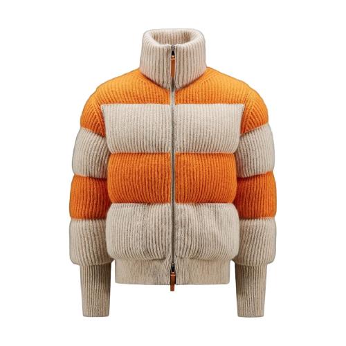  MONCLER蒙可蒙克萊 22年秋冬 女士 羽絨服 Alpaca %26 Mohair Padded Cardigan H20949B00003M227