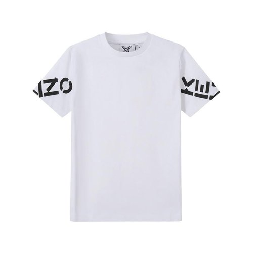  KENZO/高田賢三 女士白色棉質(zhì)短袖T恤 FC52TS9334SK 01 PLFSX