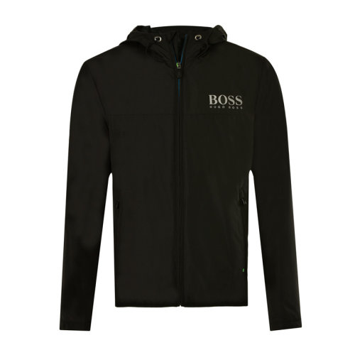 HUGO BOSS/雨果波士  男裝 服裝 男士聚酯纖維LOGO時尚上衣 男士夾克外套