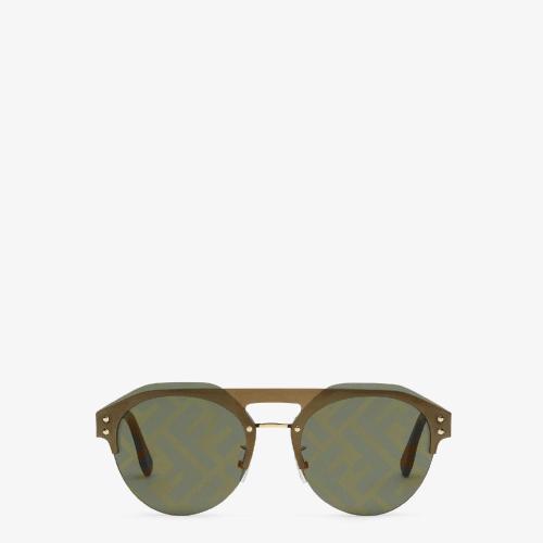  FENDI芬迪 22年秋冬 男士 太陽眼鏡 綠色太陽鏡 FOL519AGFNF1G9J