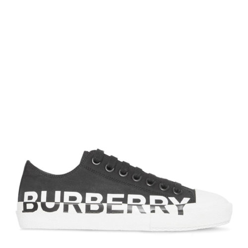 BURBERRY/博柏利 女士黑色棉質(zhì)休閑運(yùn)動(dòng)鞋 8015795