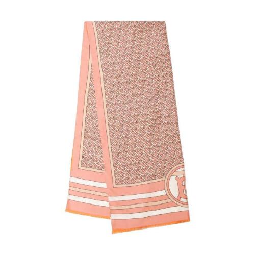  BURBERRY 22年秋冬 女士 雙面專屬標(biāo)識印花絲巾 80411751 預(yù)定商品1-3周發(fā)貨