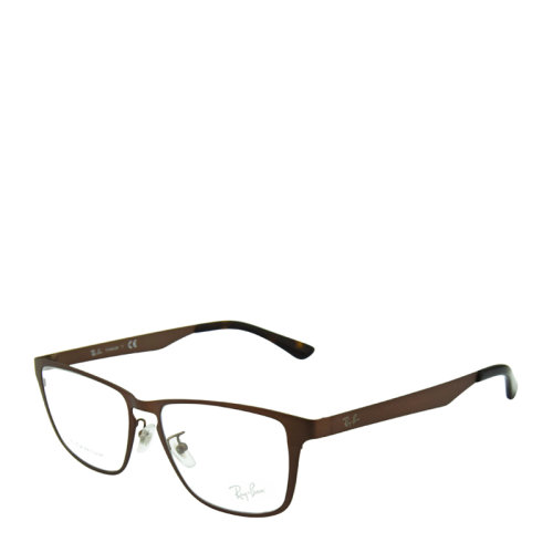 Ray-Ban/雷朋 商務 休閑 長方形 金屬 全框 男女款 光學鏡架 眼鏡框 眼鏡架 RX8739D 55mm RX8738D 53mm