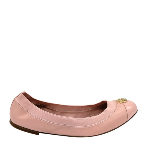 TORY BURCH /湯麗柏琦  女士牛皮平底鞋單鞋 裸粉色 30938 Clay Pink 667