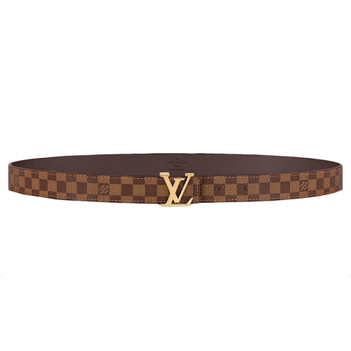 Louis Vuitton/路易威登 女士Monogram帆布和小牛皮金扣25毫米腰帶M9267V