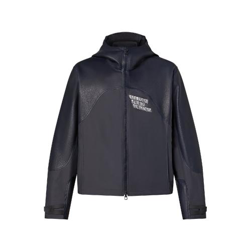  LV路易威登 22年秋冬 男士 夾克 混合皮革束腰夾克 1A9A55 1A9A54 1A9A5A 1A9A53 1A9A59 1A9A5