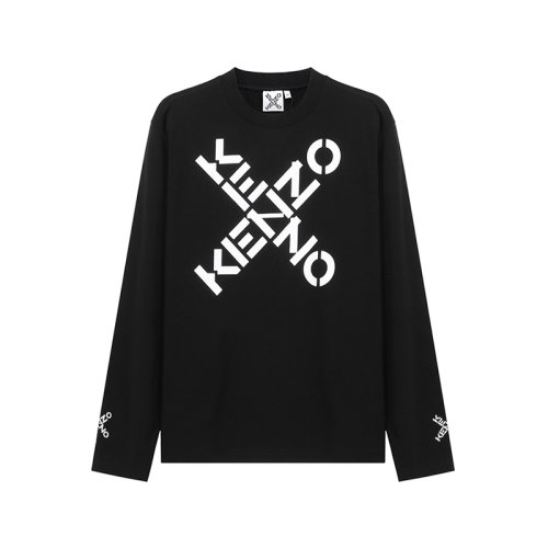KENZO/高田賢三 2021款 男衛(wèi)衣 男士棉質圓領長袖衛(wèi)衣 5TS153 4SK
