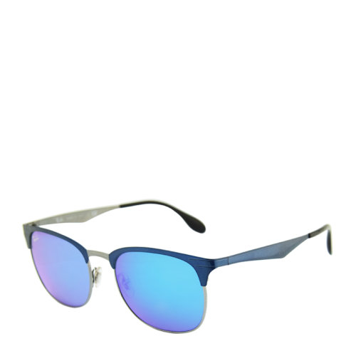 【SALE】Ray-Ban/雷朋 派對達人款半框男女款太陽鏡炫彩反光鏡面   偏光  墨鏡眼鏡 RB3538  53mm RayBan 雷朋