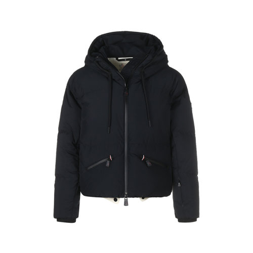 Moncler/蒙克萊 女士GRENOBLE滑雪系列-High Performance系列聚酰胺短款A(yù)llesaz鵝絨連帽羽絨服夾克外套 1A00026 539X6